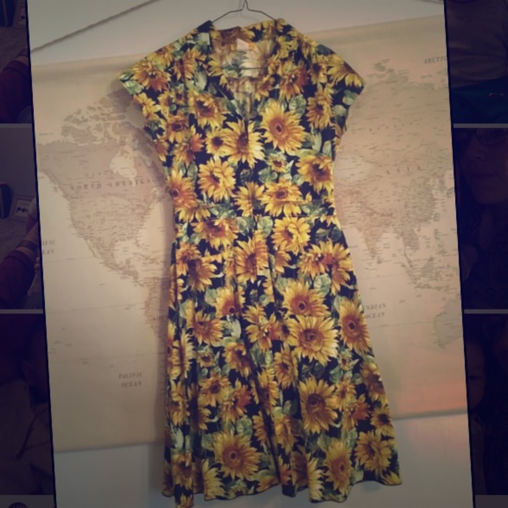 Bernie Dexter Rachel sunflower dress